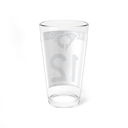 South Carolina 12 (South Carolina) (Road Sign) Pint Glass 16oz - Go Mug Yourself