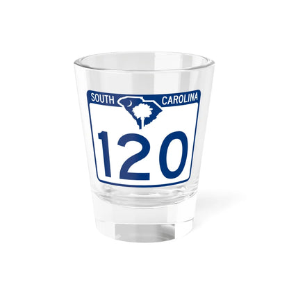 South Carolina 120 (South Carolina) (Road Sign) Shot Glass 1.5oz 1.5oz - Go Mug Yourself