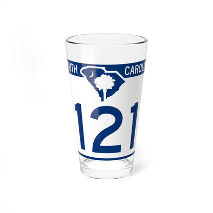 South Carolina 121 (South Carolina) (Road Sign) Pint Glass 16oz 16oz - Go Mug Yourself