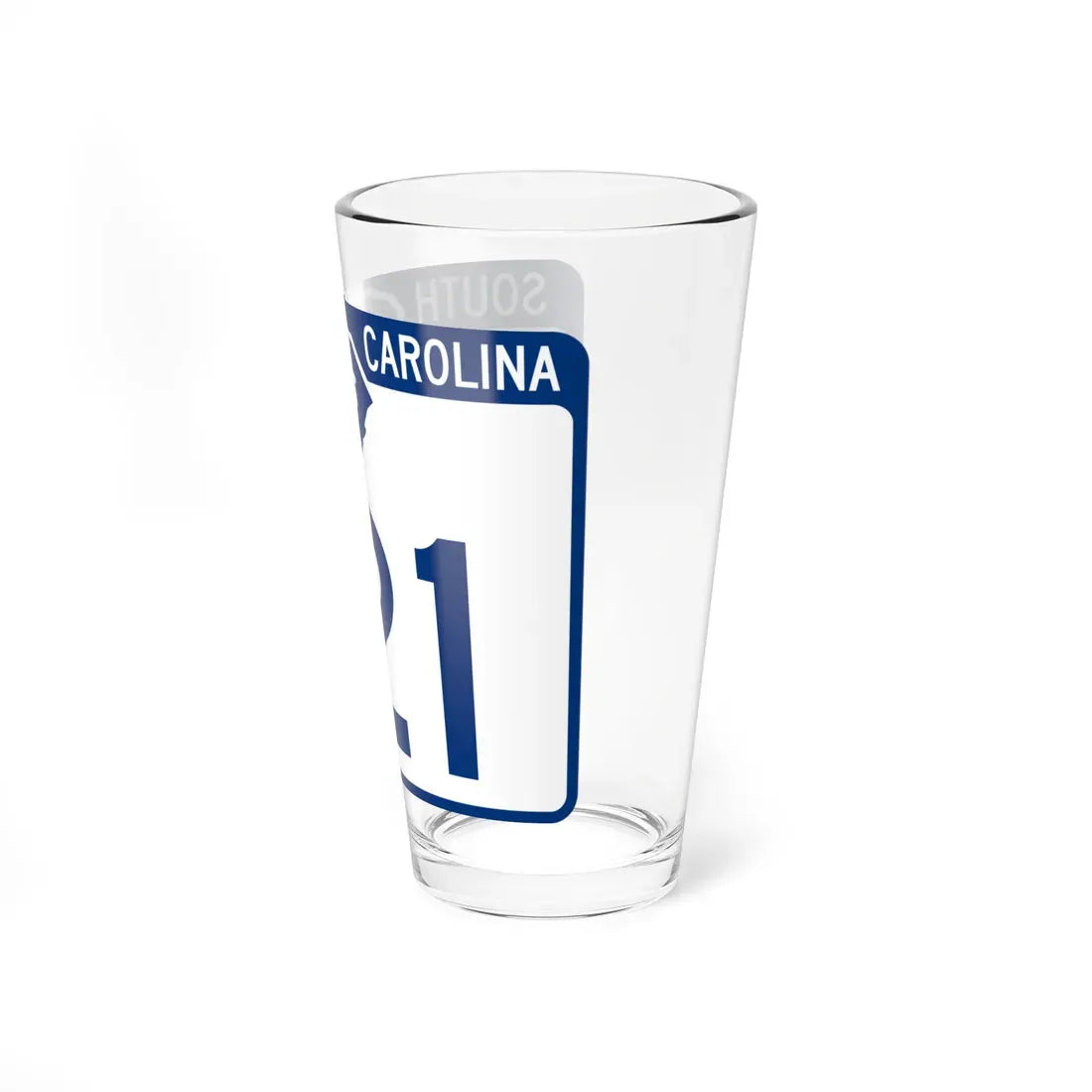 South Carolina 121 (South Carolina) (Road Sign) Pint Glass 16oz - Go Mug Yourself