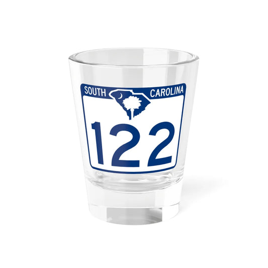 South Carolina 122 (South Carolina) (Road Sign) Shot Glass 1.5oz 1.5oz - Go Mug Yourself