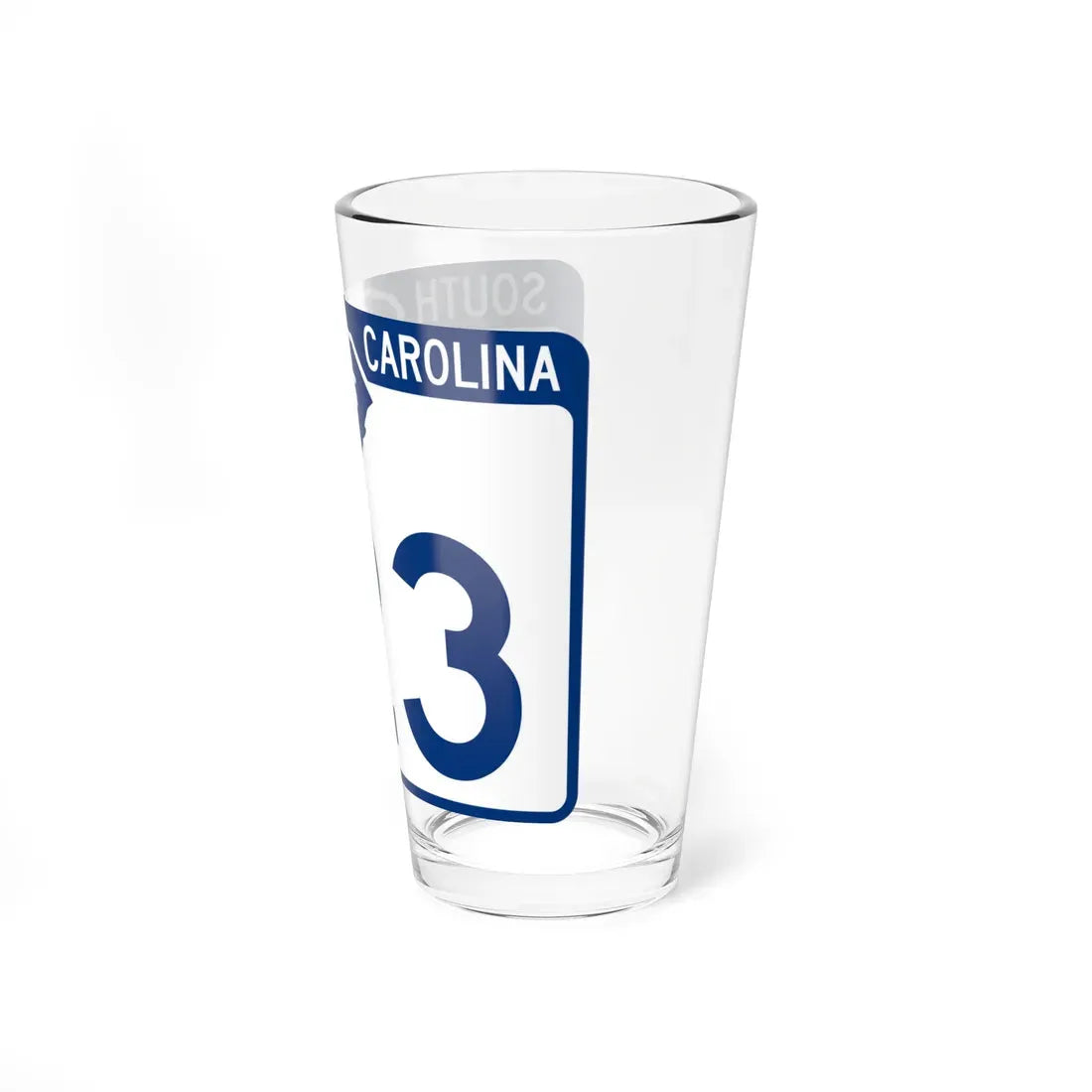 South Carolina 123 (South Carolina) (Road Sign) Pint Glass 16oz - Go Mug Yourself