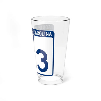 South Carolina 123 (South Carolina) (Road Sign) Pint Glass 16oz - Go Mug Yourself