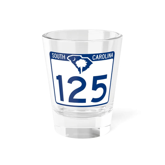 South Carolina 125 (South Carolina) (Road Sign) Shot Glass 1.5oz 1.5oz - Go Mug Yourself