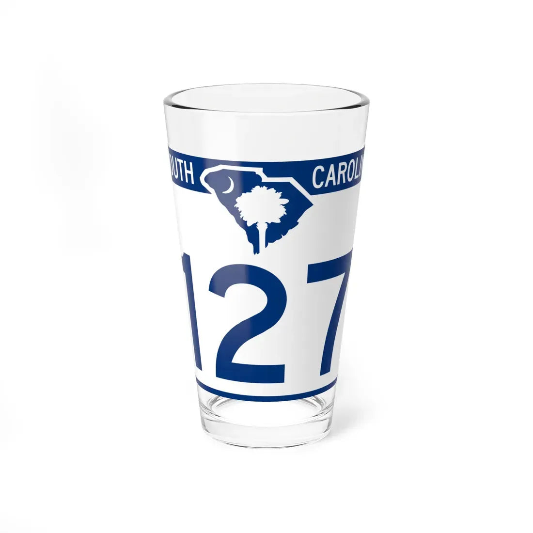 South Carolina 127 (South Carolina) (Road Sign) Pint Glass 16oz 16oz - Go Mug Yourself