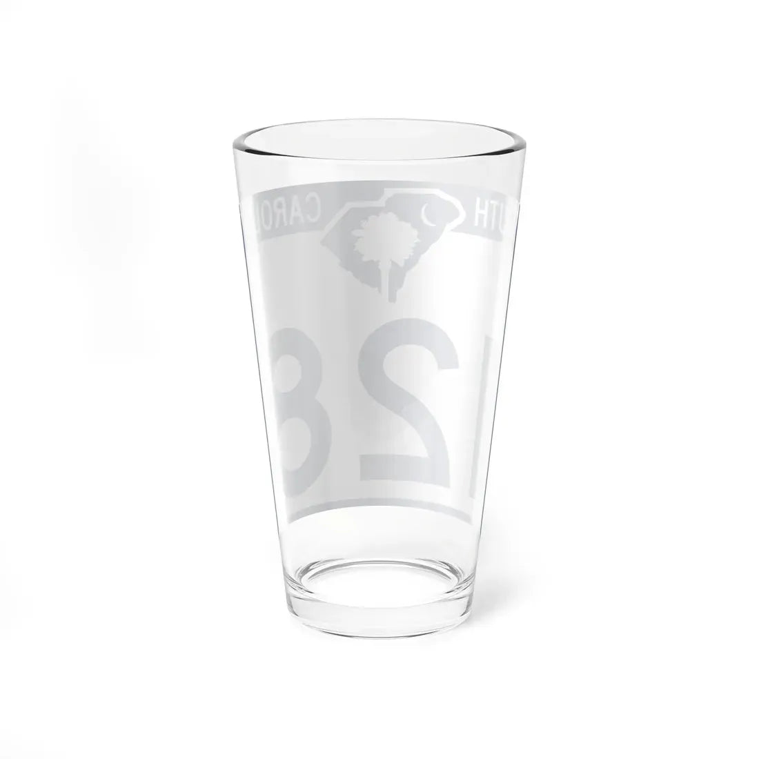 South Carolina 128 (South Carolina) (Road Sign) Pint Glass 16oz - Go Mug Yourself