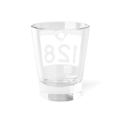 South Carolina 128 (South Carolina) (Road Sign) Shot Glass 1.5oz - Go Mug Yourself