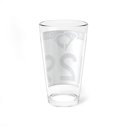South Carolina 129 (South Carolina) (Road Sign) Pint Glass 16oz - Go Mug Yourself
