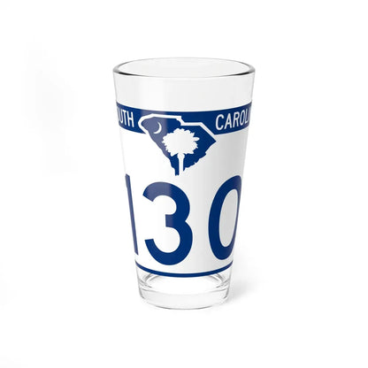 South Carolina 130 (South Carolina) (Road Sign) Pint Glass 16oz 16oz - Go Mug Yourself