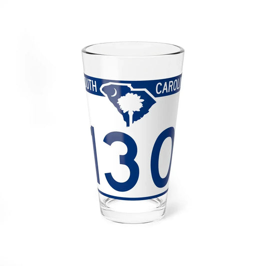South Carolina 130 (South Carolina) (Road Sign) Pint Glass 16oz 16oz - Go Mug Yourself