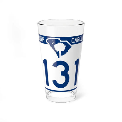 South Carolina 131 (South Carolina) (Road Sign) Pint Glass 16oz 16oz - Go Mug Yourself