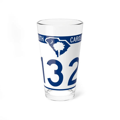 South Carolina 132 (South Carolina) (Road Sign) Pint Glass 16oz 16oz - Go Mug Yourself