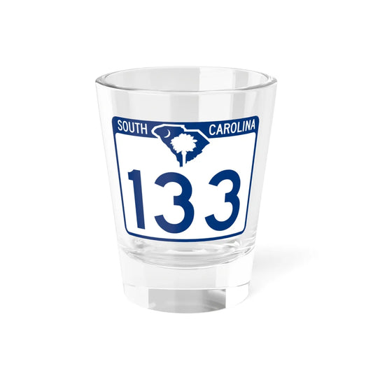 South Carolina 133 (South Carolina) (Road Sign) Shot Glass 1.5oz 1.5oz - Go Mug Yourself