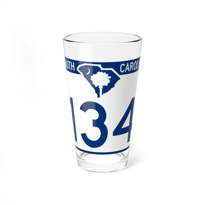 South Carolina 134 (South Carolina) (Road Sign) Pint Glass 16oz 16oz - Go Mug Yourself