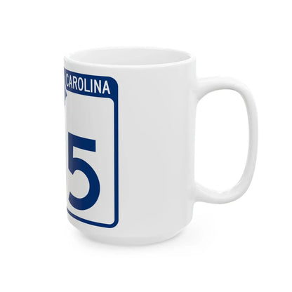 South Carolina 135 (South Carolina) (Road Sign) White Coffee Mug - Go Mug Yourself