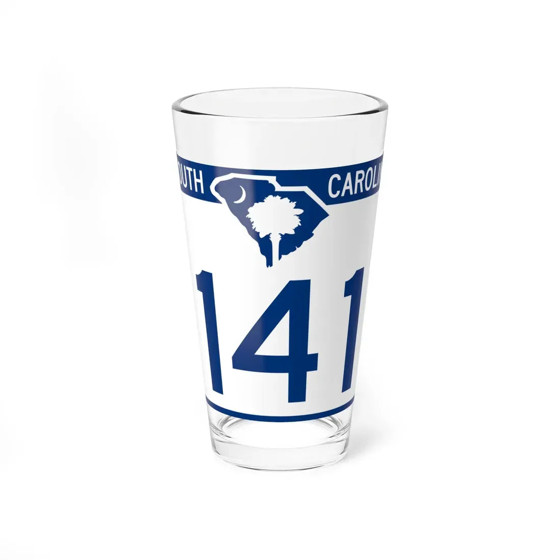 South Carolina 141 (South Carolina) (Road Sign) Pint Glass 16oz 16oz - Go Mug Yourself