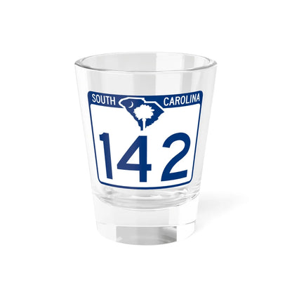 South Carolina 142 (South Carolina) (Road Sign) Shot Glass 1.5oz 1.5oz - Go Mug Yourself