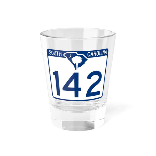South Carolina 142 (South Carolina) (Road Sign) Shot Glass 1.5oz 1.5oz - Go Mug Yourself