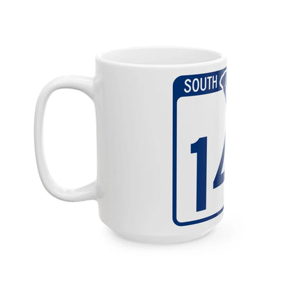 South Carolina 143 (South Carolina) (Road Sign) White Coffee Mug - Go Mug Yourself