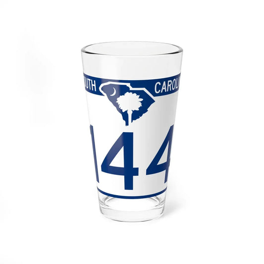 South Carolina 144 (South Carolina) (Road Sign) Pint Glass 16oz 16oz - Go Mug Yourself