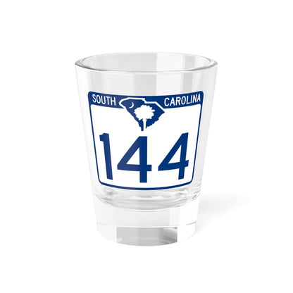South Carolina 144 (South Carolina) (Road Sign) Shot Glass 1.5oz 1.5oz - Go Mug Yourself