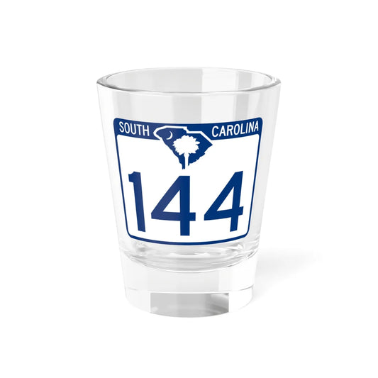 South Carolina 144 (South Carolina) (Road Sign) Shot Glass 1.5oz 1.5oz - Go Mug Yourself