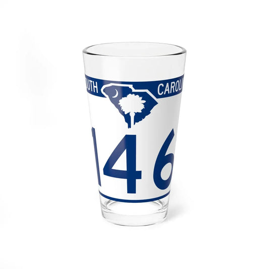 South Carolina 146 (South Carolina) (Road Sign) Pint Glass 16oz 16oz - Go Mug Yourself