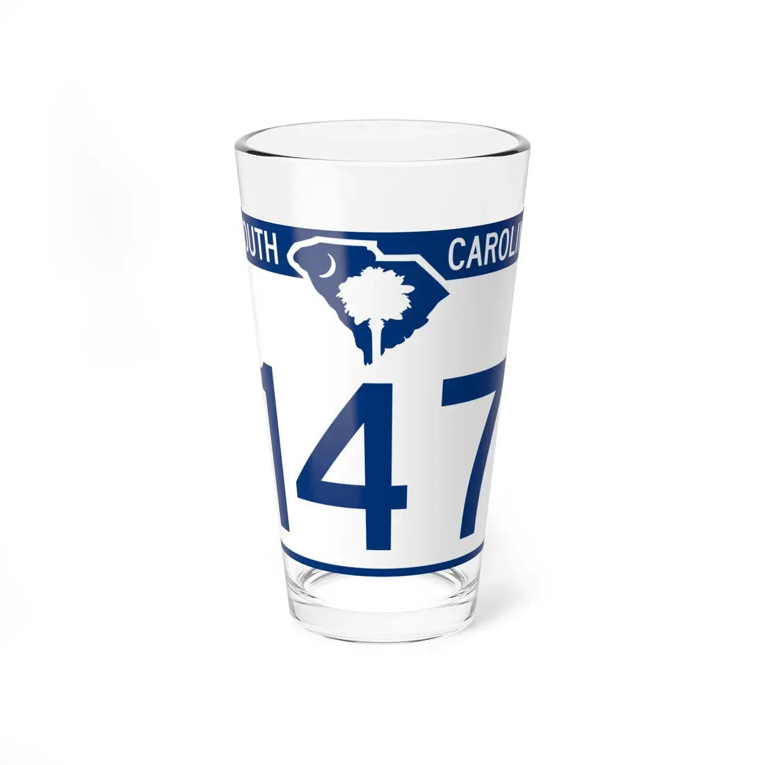 South Carolina 147 (South Carolina) (Road Sign) Pint Glass 16oz 16oz - Go Mug Yourself