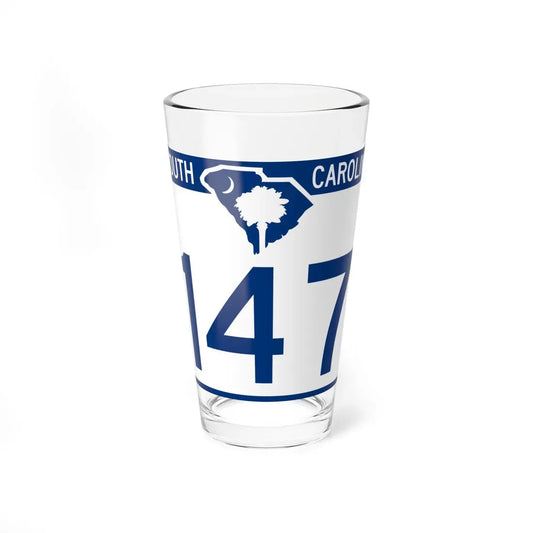 South Carolina 147 (South Carolina) (Road Sign) Pint Glass 16oz 16oz - Go Mug Yourself