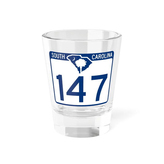 South Carolina 147 (South Carolina) (Road Sign) Shot Glass 1.5oz 1.5oz - Go Mug Yourself