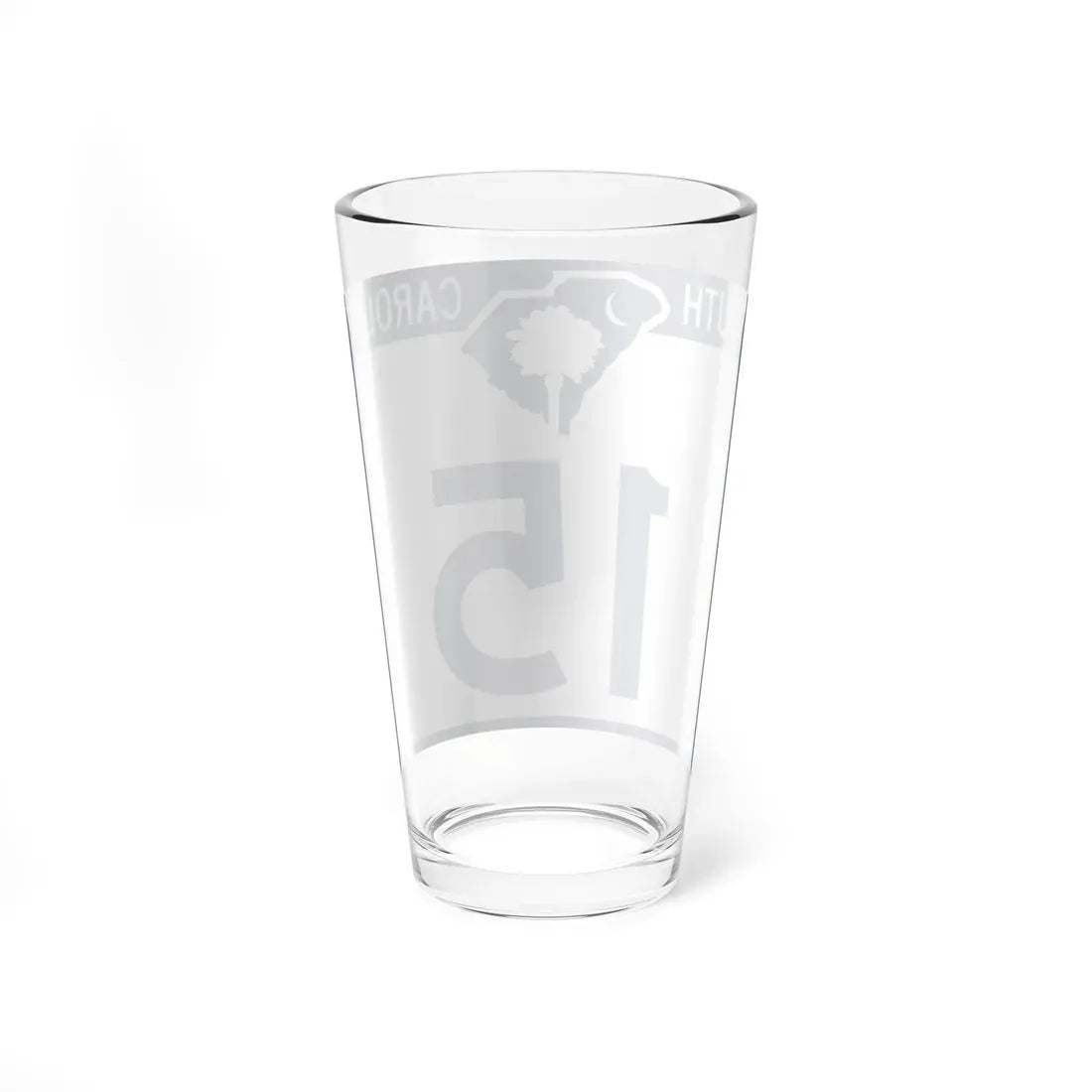 South Carolina 15 (South Carolina) (Road Sign) Pint Glass 16oz - Go Mug Yourself