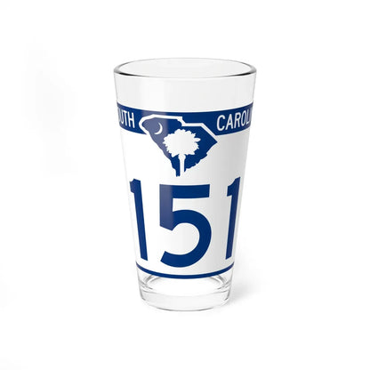 South Carolina 151 (South Carolina) (Road Sign) Pint Glass 16oz 16oz - Go Mug Yourself