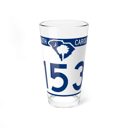 South Carolina 153 (South Carolina) (Road Sign) Pint Glass 16oz 16oz - Go Mug Yourself