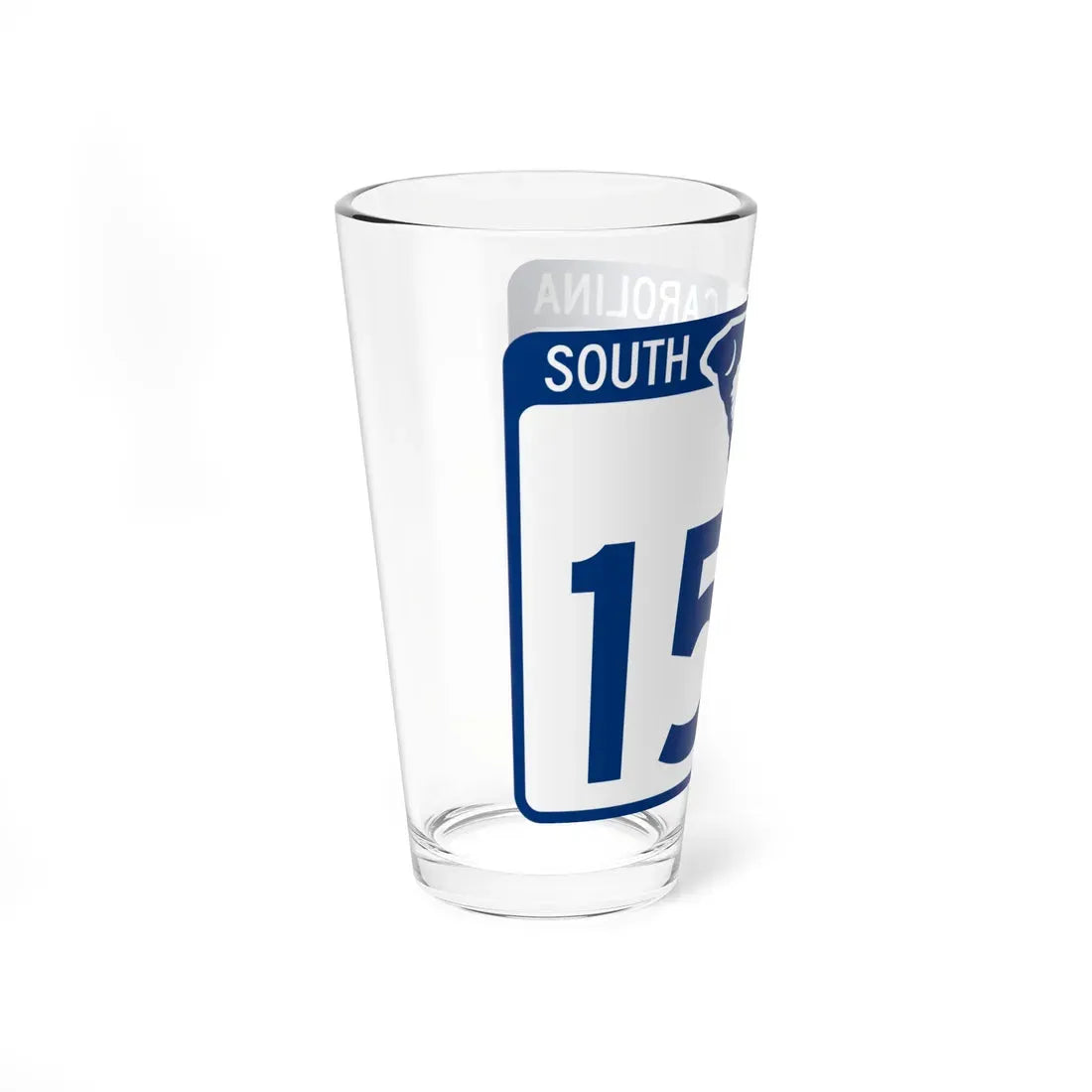 South Carolina 153 (South Carolina) (Road Sign) Pint Glass 16oz - Go Mug Yourself
