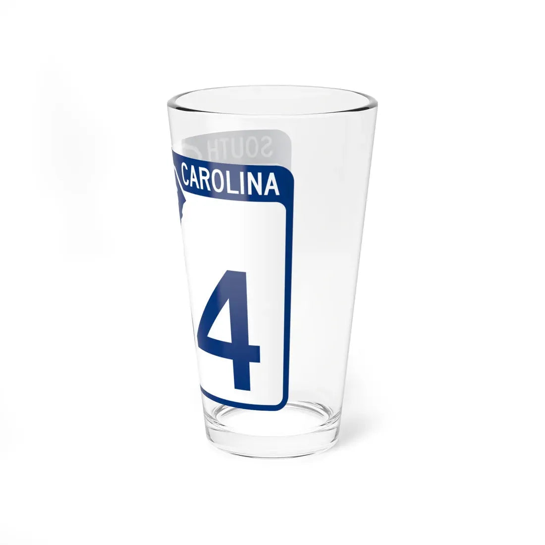 South Carolina 154 (South Carolina) (Road Sign) Pint Glass 16oz - Go Mug Yourself