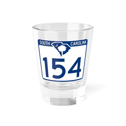 South Carolina 154 (South Carolina) (Road Sign) Shot Glass 1.5oz 1.5oz - Go Mug Yourself