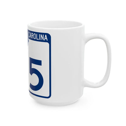 South Carolina 155 (South Carolina) (Road Sign) White Coffee Mug - Go Mug Yourself