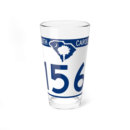 South Carolina 156 (South Carolina) (Road Sign) Pint Glass 16oz 16oz - Go Mug Yourself