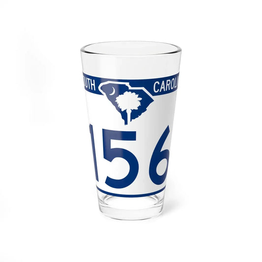 South Carolina 156 (South Carolina) (Road Sign) Pint Glass 16oz 16oz - Go Mug Yourself