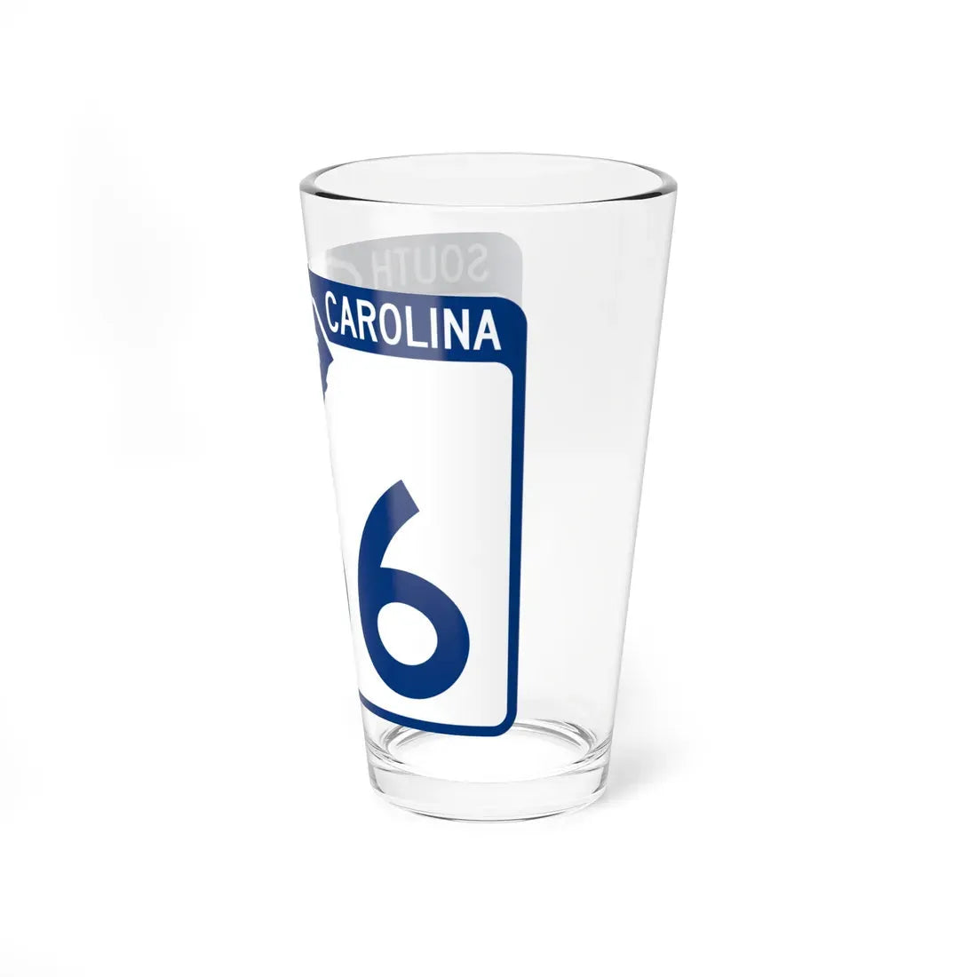 South Carolina 156 (South Carolina) (Road Sign) Pint Glass 16oz - Go Mug Yourself