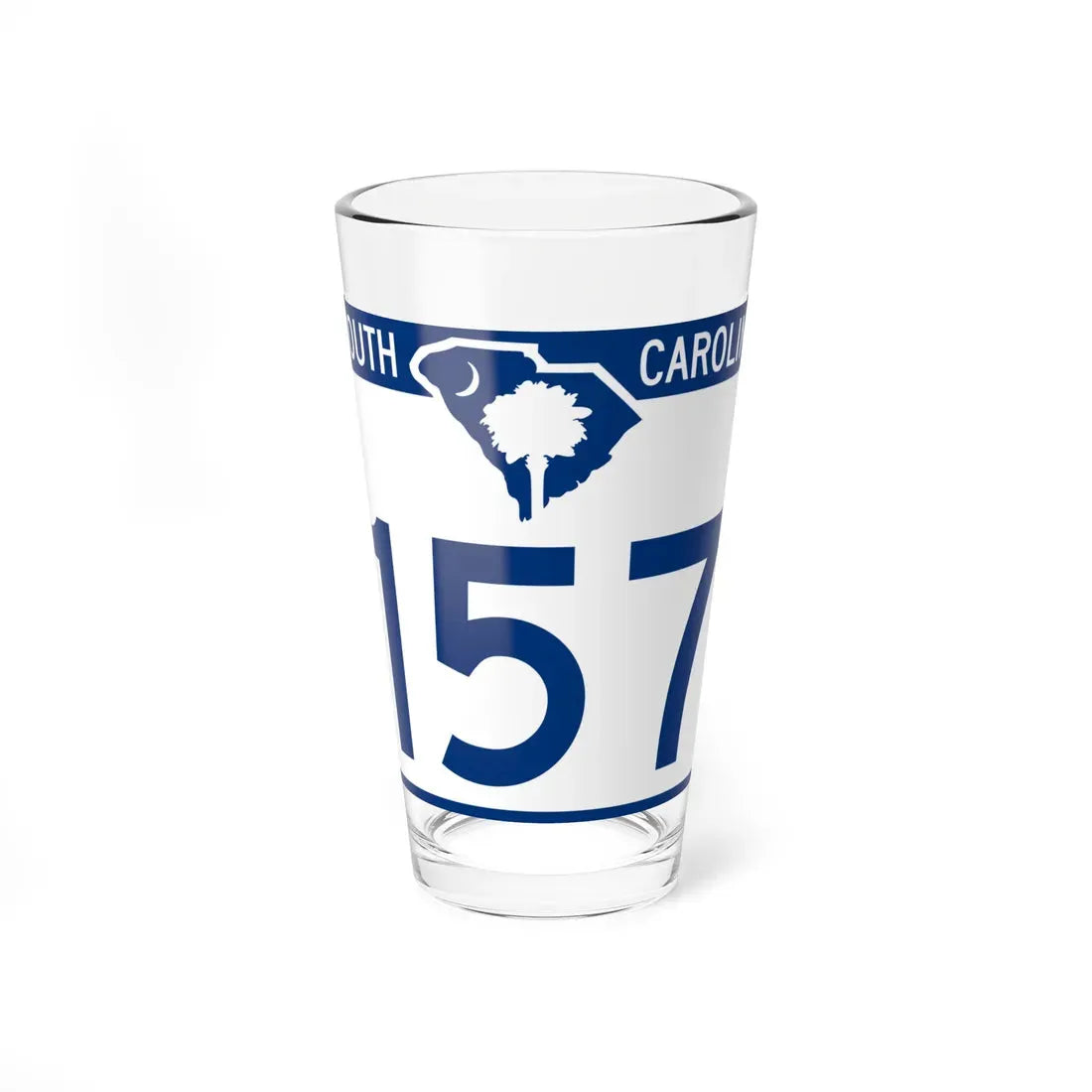 South Carolina 157 (South Carolina) (Road Sign) Pint Glass 16oz 16oz - Go Mug Yourself