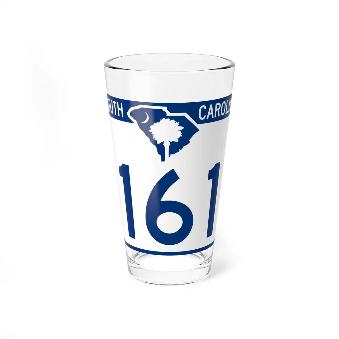 South Carolina 161 (South Carolina) (Road Sign) Pint Glass 16oz 16oz - Go Mug Yourself