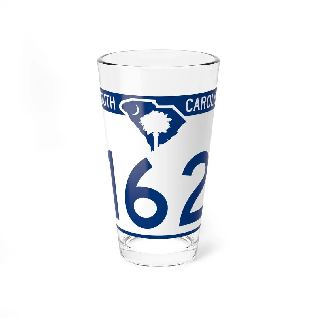 South Carolina 162 (South Carolina) (Road Sign) Pint Glass 16oz 16oz - Go Mug Yourself