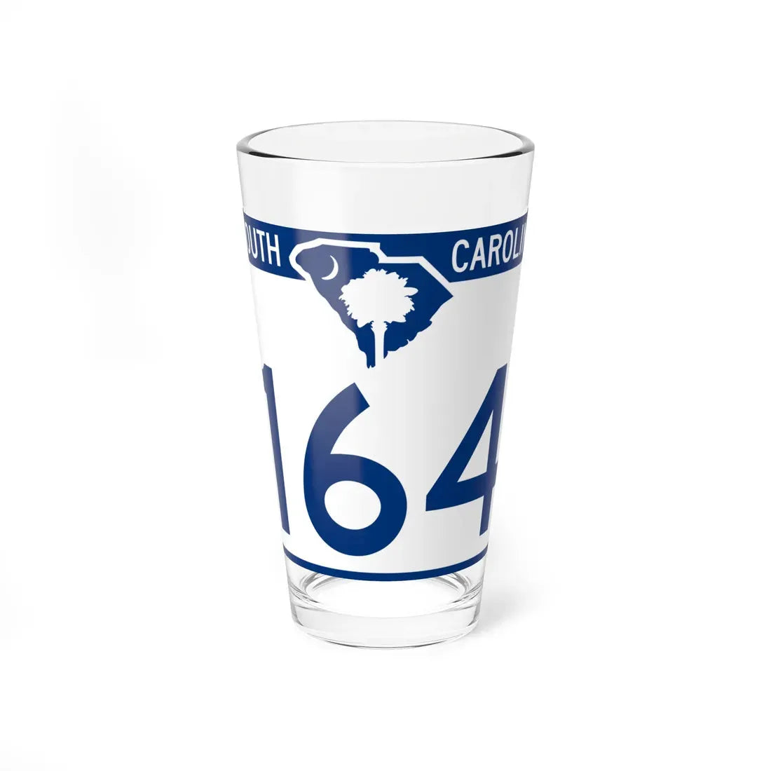 South Carolina 164 (South Carolina) (Road Sign) Pint Glass 16oz 16oz - Go Mug Yourself