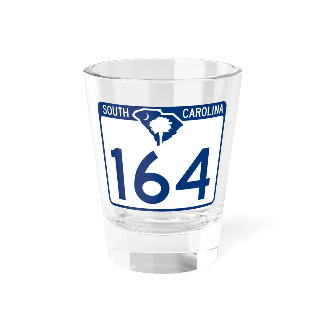 South Carolina 164 (South Carolina) (Road Sign) Shot Glass 1.5oz 1.5oz - Go Mug Yourself