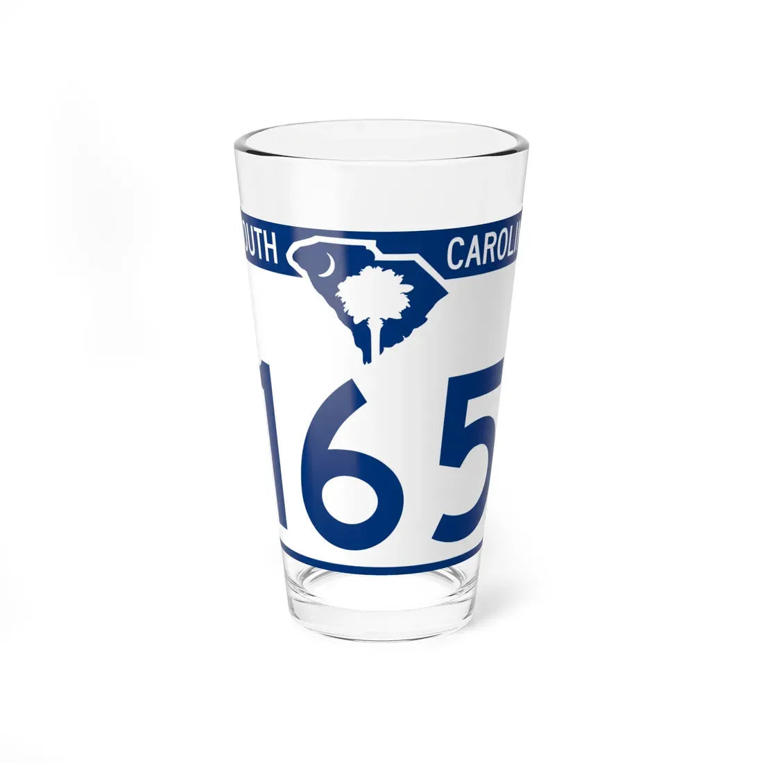 South Carolina 165 (South Carolina) (Road Sign) Pint Glass 16oz 16oz - Go Mug Yourself