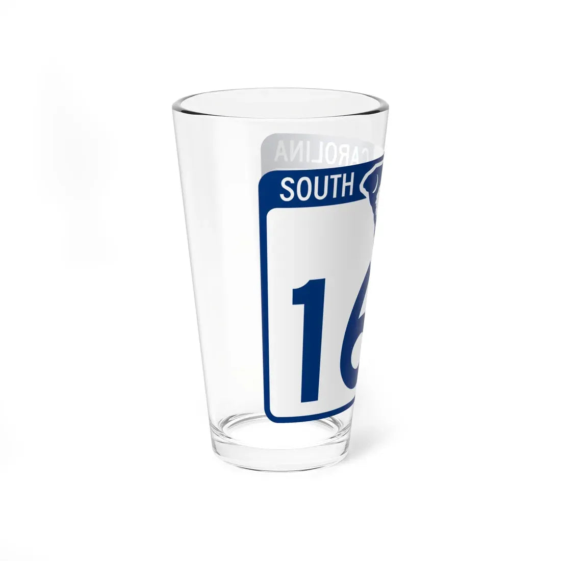 South Carolina 165 (South Carolina) (Road Sign) Pint Glass 16oz - Go Mug Yourself