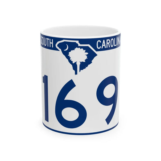 South Carolina 169 (South Carolina) (Road Sign) White Coffee Mug 11oz - Go Mug Yourself