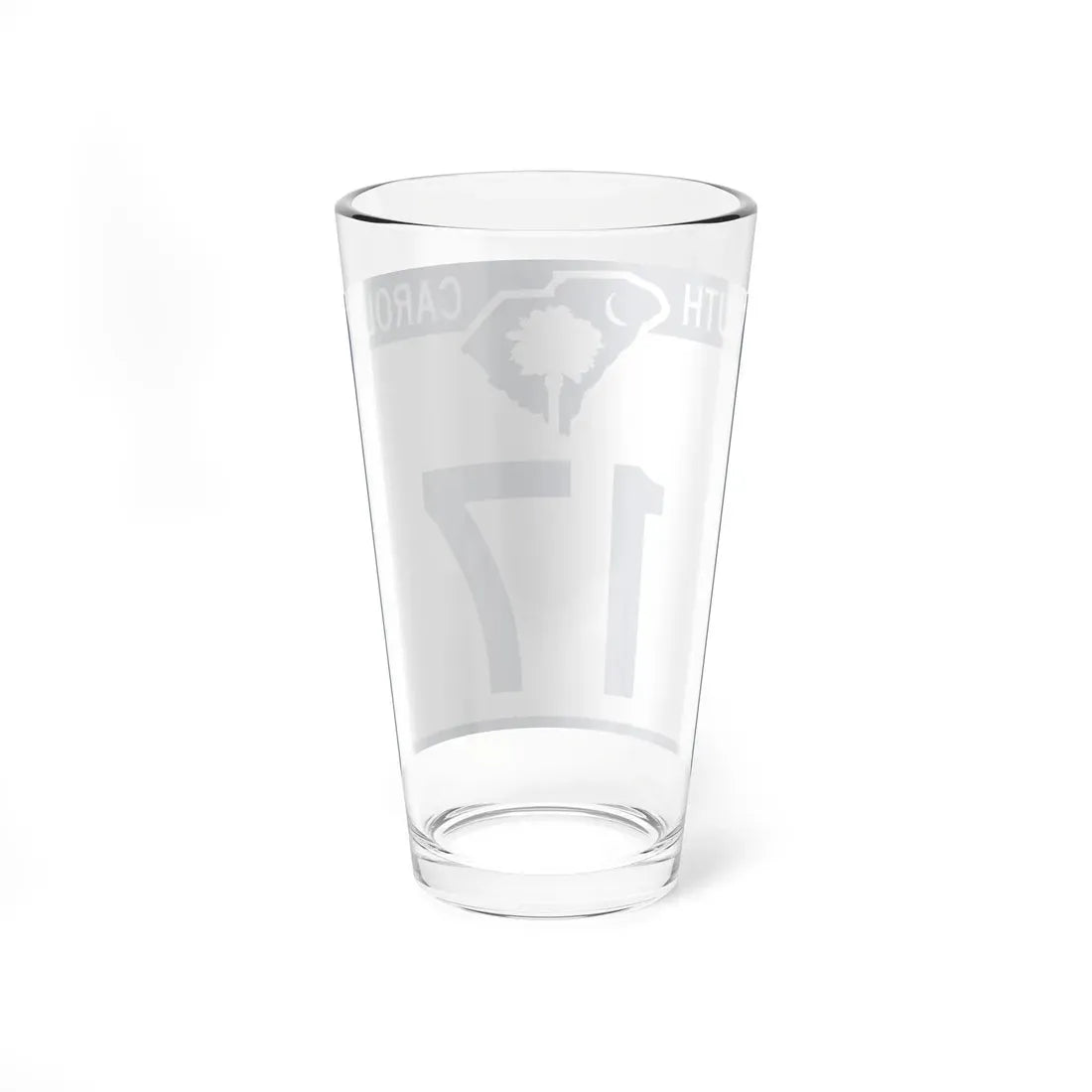 South Carolina 17 (South Carolina) (Road Sign) Pint Glass 16oz - Go Mug Yourself