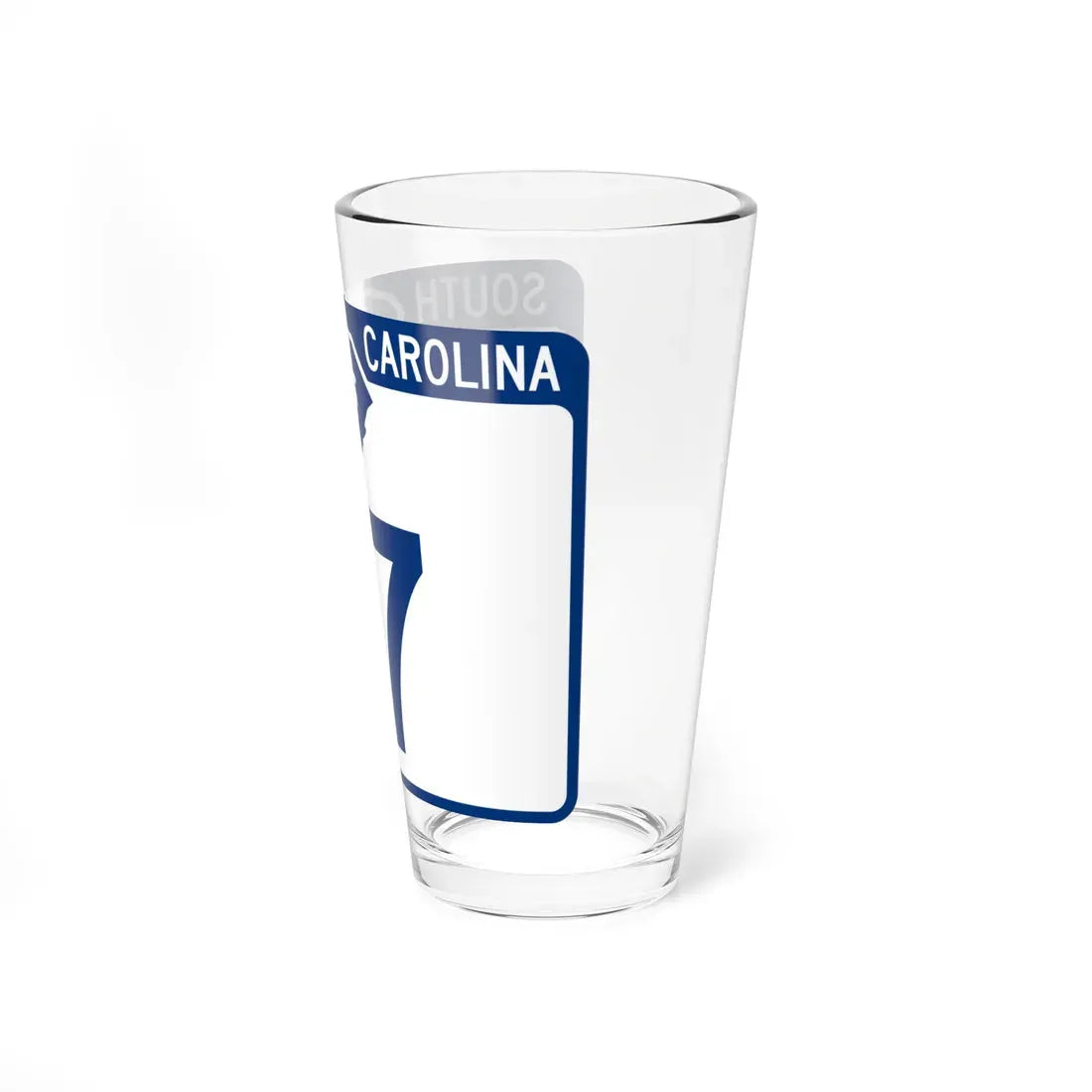 South Carolina 17 (South Carolina) (Road Sign) Pint Glass 16oz - Go Mug Yourself